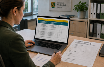 Checkliste als Formular im PDF
