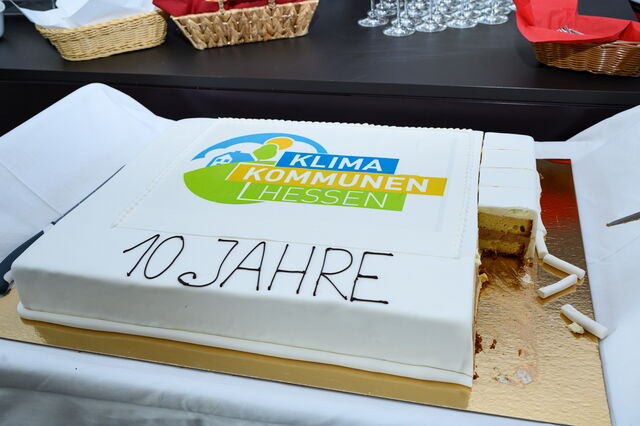 Kuchen 10 Jahre Klima-Kommunen Hessen