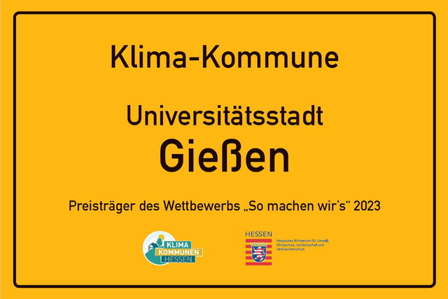 Ortsschild Giessen