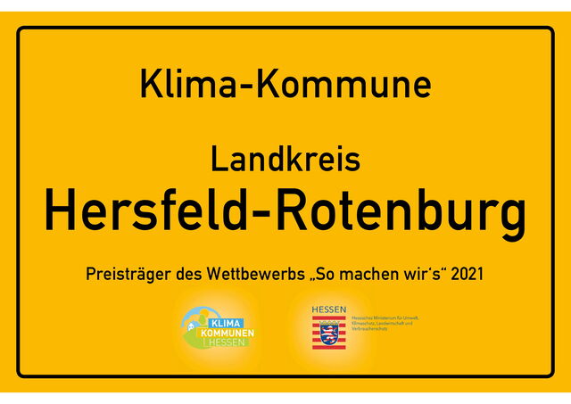 Ortsschild Hersfeld-Rotenburg