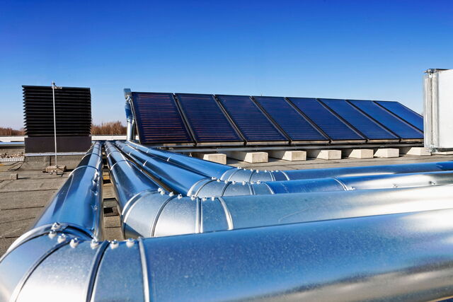 Energetische Sanierung- Unternehmen: Thermische Solaranlage