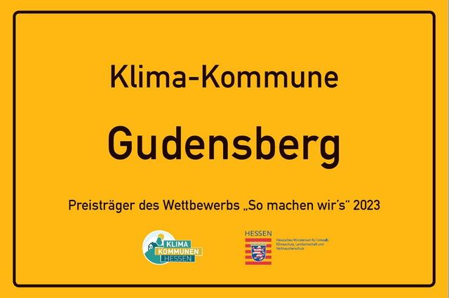 Ortsschild Gudensberg