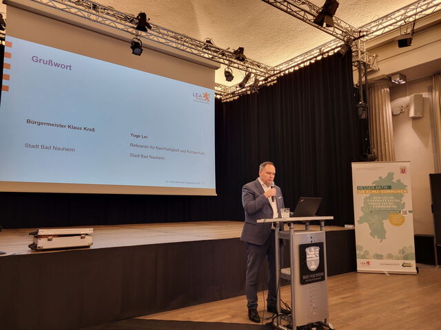 Klaus Kreß, Bürgermeister der Stadt Bad Nauheim © LEA Hessen