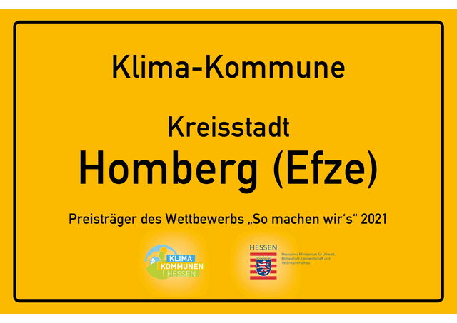 Ortsschild Homberg (Efze)